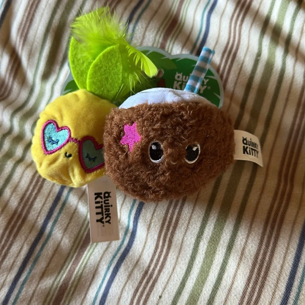 Quirky Kitty Purrfect Pina Colada Catnip Cat Toys